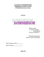 Research Papers 'Datornoziegumi', 1.