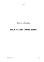 Research Papers 'Datorprogramma "CorelDraw"', 1.