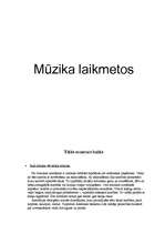 Research Papers 'Mūzika laikmetos', 1.