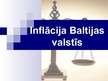 Presentations 'Inflācija Baltijas valstīs', 1.
