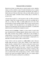 Essays 'Renesanses būtība un humānisms', 1.