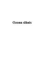 Research Papers 'Ozona slānis', 1.