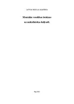 Essays 'Mentālās veselības ietekme uz mākslinieka daiļradi', 1.