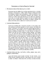 Summaries, Notes 'Renesanse un Viljama Šekspīra "Hamlets"', 1.