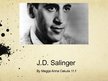 Presentations 'J.S.Salinger', 1.