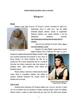 Research Papers 'Antīkā tradīcija mūsdienu kino un mūzikā - Kleopatra', 1.