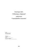 Research Papers 'Tūrisma nozare', 1.
