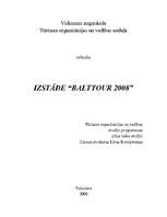 Essays 'Izstāde "Balttour 2008"', 1.