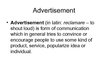 Presentations 'Advertisement', 2.