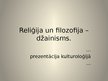 Presentations 'Reliģija un filosofija - džainisms', 1.