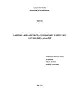 Research Papers 'Latvijas lauksaimniecībā nodarbināto iedzīvotāju dzīves līmeņa analīze', 1.