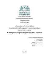 Summaries, Notes 'Koka sijas izkārtojuma fragmenta statiska pārbaude', 1.