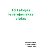 Presentations 'Desmit ievērojamākās vietas Latvijā', 1.