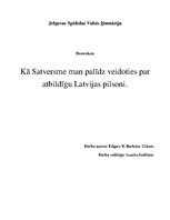 Essays 'Kā Satversme mani veido par atbildīgu Latvijas pilsoni', 1.