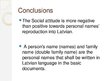 Presentations 'Reproduction of Personal Names into Latvian', 14.
