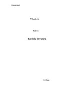 Research Papers 'Latviešu literatūra', 1.