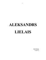 Research Papers 'Aleksandrs Lielais', 1.