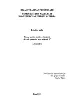 Essays 'Alfrēda Hičkoka filmas "Vertigo" analīze', 1.