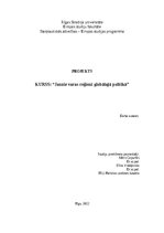 Essays 'Narkotisko vielu, korupcijas un vardarbības problemātika Brazīlijas Federatīvajā', 1.