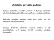Presentations 'Tiesu iestādes Latvijā un advokatūra', 14.