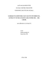 Essays 'Laikraksta Komunisma ceļš galvenā informācija, satura un vizuālā analīze laika p', 1.