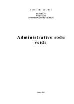 Research Papers 'Administratīvie sodi', 1.