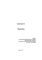 Research Papers 'Retorika', 1.