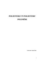 Research Papers 'Poliesteri un poliesteru polimēri', 1.