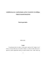 Research Papers 'Uzņēmuma SIA “AMPLEXOR LATVIA” klienti un mērķa tirgus raksturojums', 2.