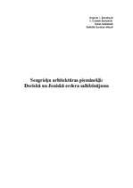 Research Papers 'Sengrieķu arhitektūras pieminekļi: doriskā un joniskā ordera salīdzinājums ', 1.