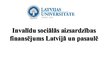 Presentations 'Invalīdu sociālās aizsardzības finansējums Latvijā un pasaulē', 1.