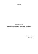 Research Papers 'Mikrobioloģijas attīstība 19.gs beigās un 20.gs sākumā', 1.