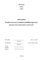 Research Papers 'Virtuālo instrumentu izveidošana LabVIEW programmā', 1.