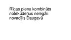 Presentations 'Ziņojums vides tiesībās par Rīgas piena kombinātu', 1.