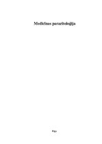 Research Papers 'Medicīnas parazitoloģija', 1.