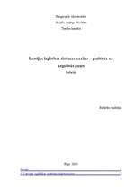 Research Papers 'Latvijas izglītības sistēmas analīze - pozitīvās un negatīvās puses', 1.