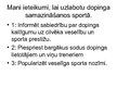 Presentations 'Dopings sportā', 17.