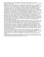 Essays 'Environmental Crisis', 1.