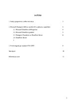 Research Papers 'Ievads studiju nozarē - SharePoint', 2.