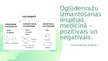 Presentations 'Ogļūdeņražu izmantošanas iespējas medicīnā – pozitīvais un negatīvais', 1.