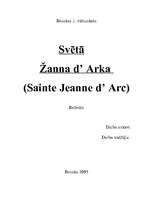 Research Papers 'Svētā Žanna d`Arka', 1.