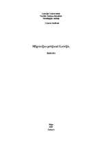 Research Papers 'Migrācijas pētījumi Latvijā', 1.