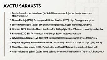 Presentations 'Mazstāvu ēkas BIM modeļa izstrāde', 10.