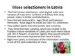 Presentations 'Irises Selection in Latvia', 6.