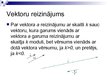 Presentations 'Vektori', 10.