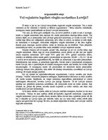 Essays 'Vieglo narkotiku legalizācija Latvijā', 1.