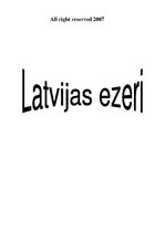 Research Papers 'Latvijas ezeri', 1.
