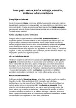 Summaries, Notes 'Seno grieķu vēsture, kultūra, mitoloģija, sabiedrība un kultūras mantojums', 1.