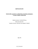 Business Plans 'Kiberdrošības apmācību un pikšķerēšanas simulāciju pakalpojums Latvijas mazajiem', 1.