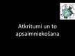Presentations 'Atkritumi un to apsaimniekošana', 1.